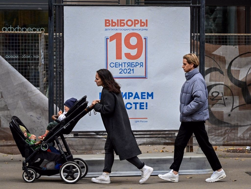 Wahlaufforderung in Moskau