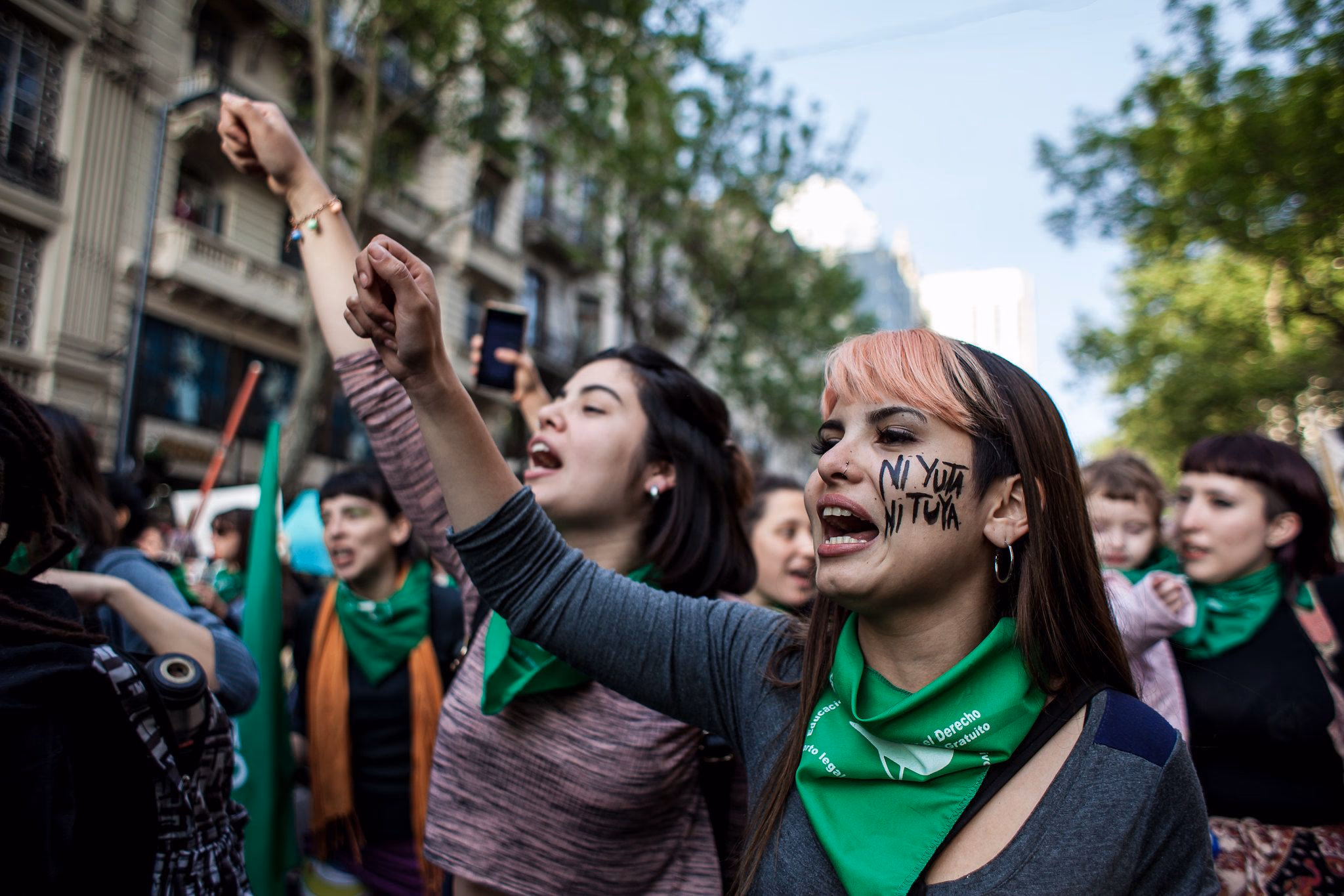 Demo für legalen Schwangerschaftsabbruch in Argentinien, September 2017