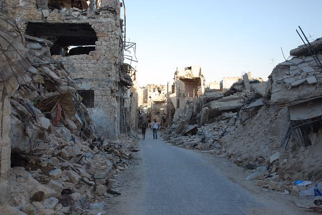 Aleppo, Syrien, Juni 2017