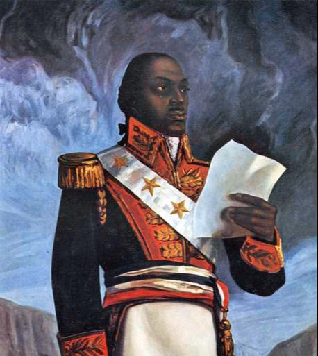 Der haitianische Revolutionär François-Dominique Toussaint Louverture. Gemälde eines unbekannten Künstlers aus dem 19. Jahrhundert (gemeinfrei).