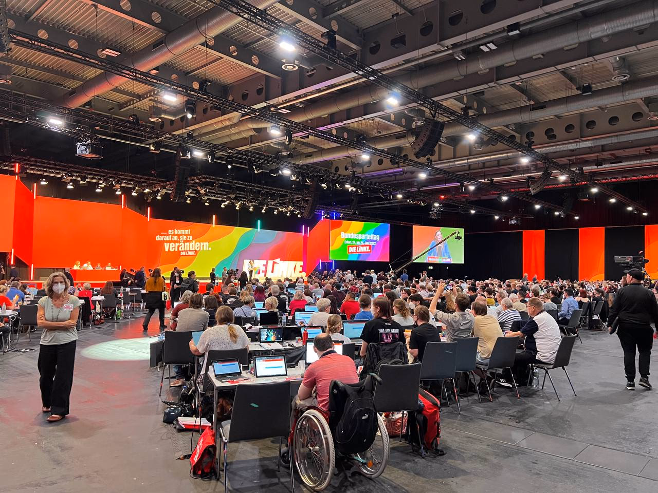 Bundesparteitag der LINKEN in Erfurt 2022
