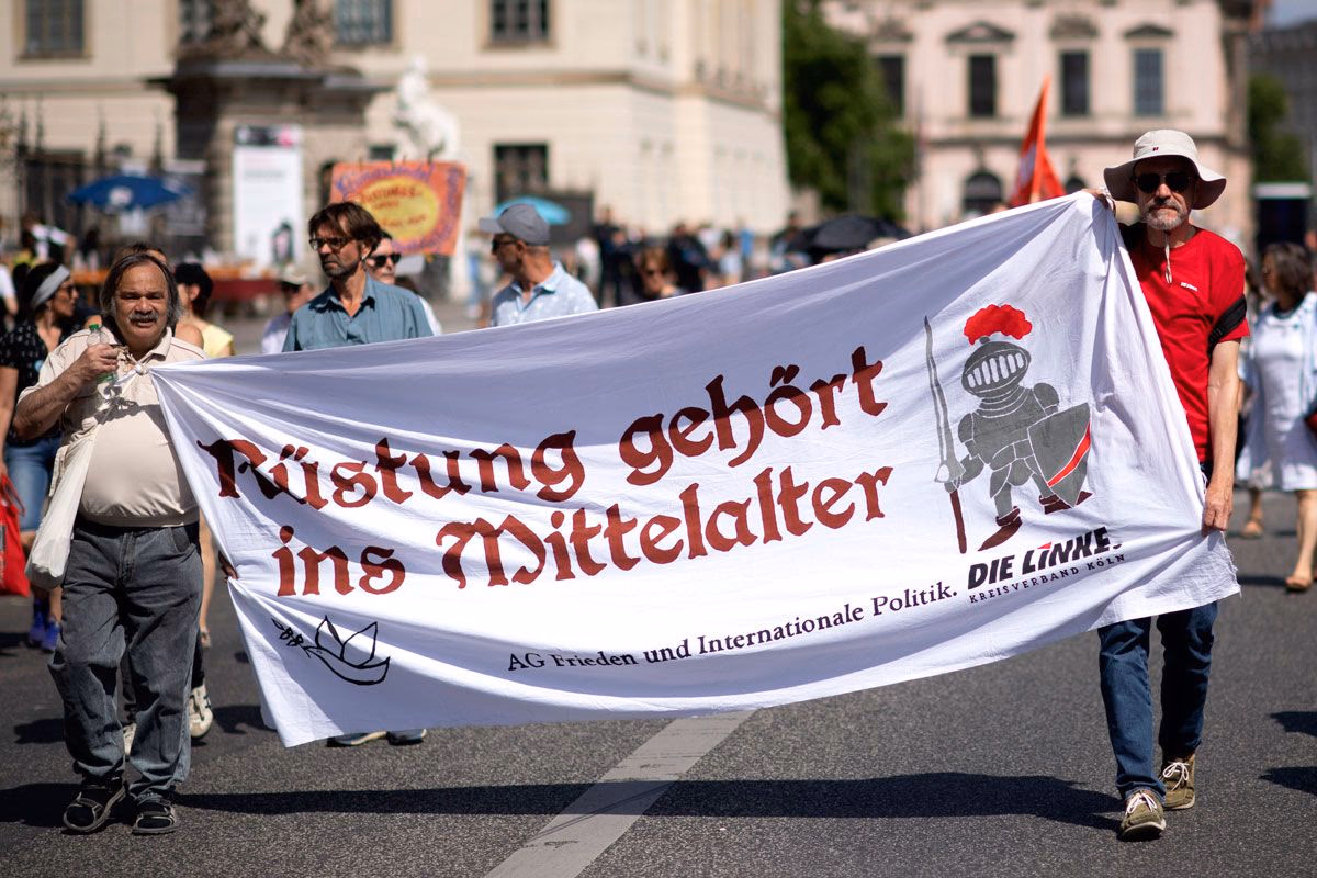 Friedensdemo in Berlin, Juli 2022